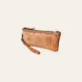 Never Mind Nmbg101D Wristlet Vintage Handmade Genuine Cowhide Leather Women Bag Western Handbag Purse