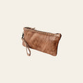 Never Mind Nmbg101G Wristlet Vintage Handmade Genuine Cowhide Leather Women Bag Western Handbag Purse