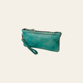 Never Mind Nmbg101H Wristlet Vintage Handmade Genuine Cowhide Leather Women Bag Western Handbag Purse