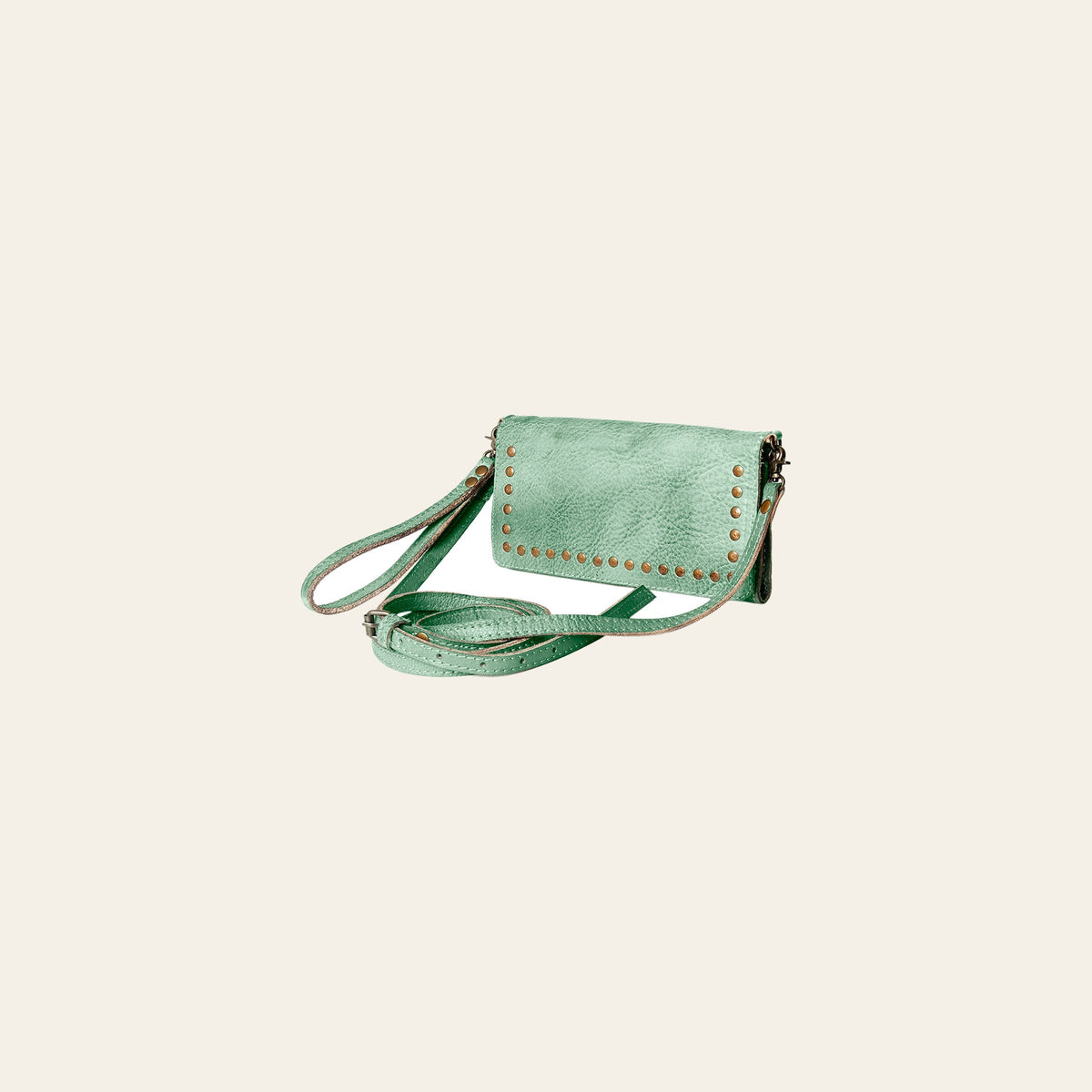 Never Mind Nmbg103A Wallet Vintage Handmade Genuine Cowhide Leather Women Bag Western Handbag Purse