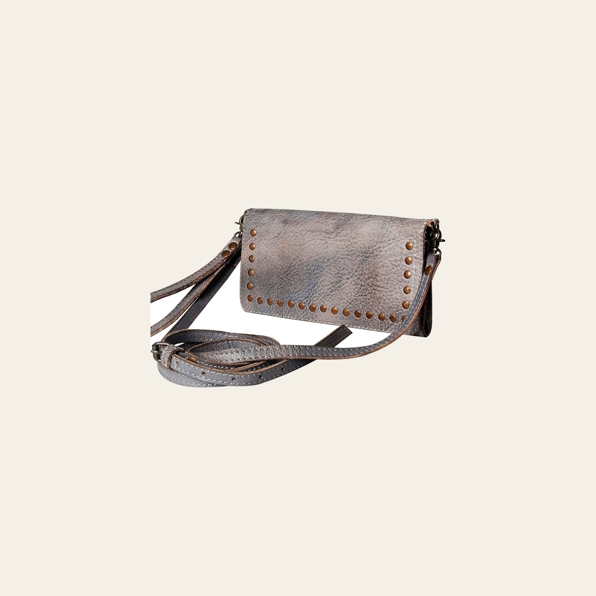 Never Mind Nmbg103D Wallet Vintage Handmade Genuine Cowhide Leather Women Bag Western Handbag Purse