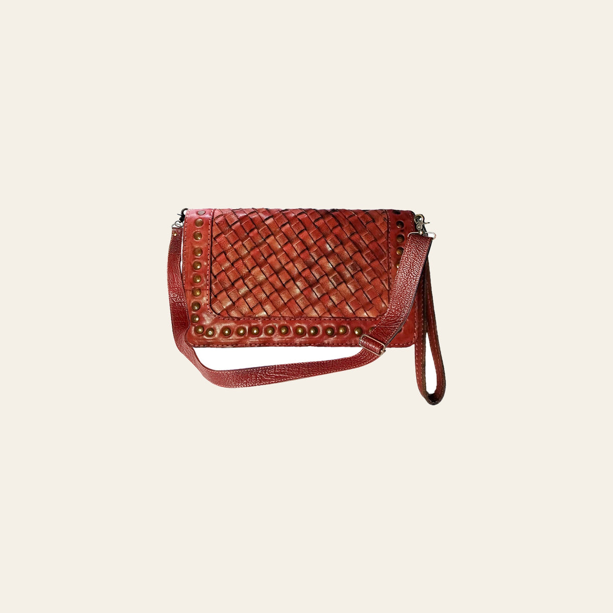 Never Mind Nmbg105A Wallet Vintage Handmade Genuine Cowhide Leather Women Bag Western Handbag Purse