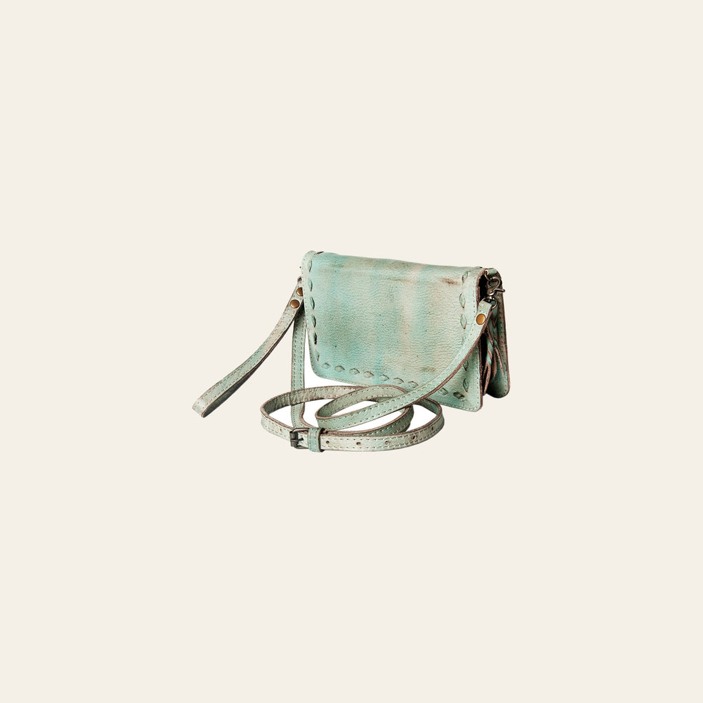 Never Mind Nmbg106 Wallet Vintage Handmade Genuine Cowhide Leather Women Bag Western Handbag Purse
