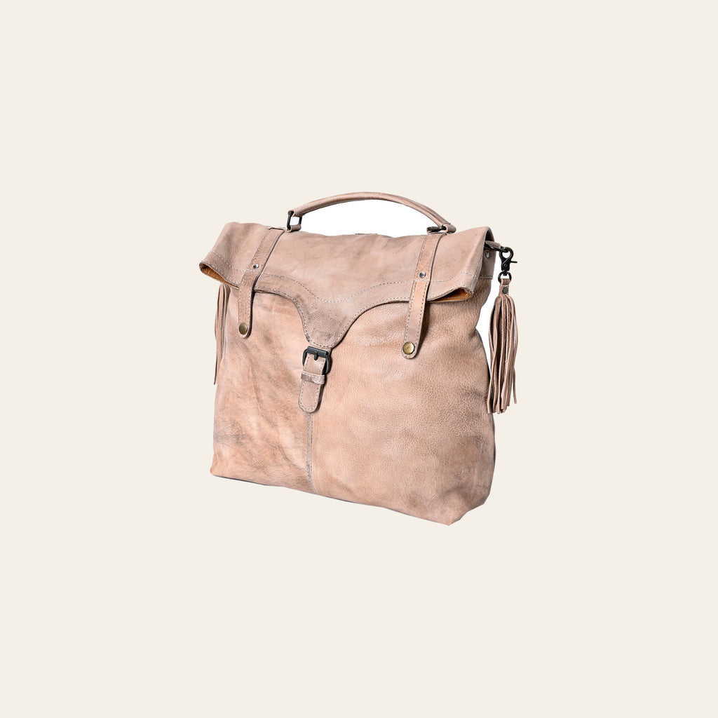 Never Mind Nmbg109C Backpack Vintage Handmade Genuine Cowhide Leather Women Bag Western Handbag Purse