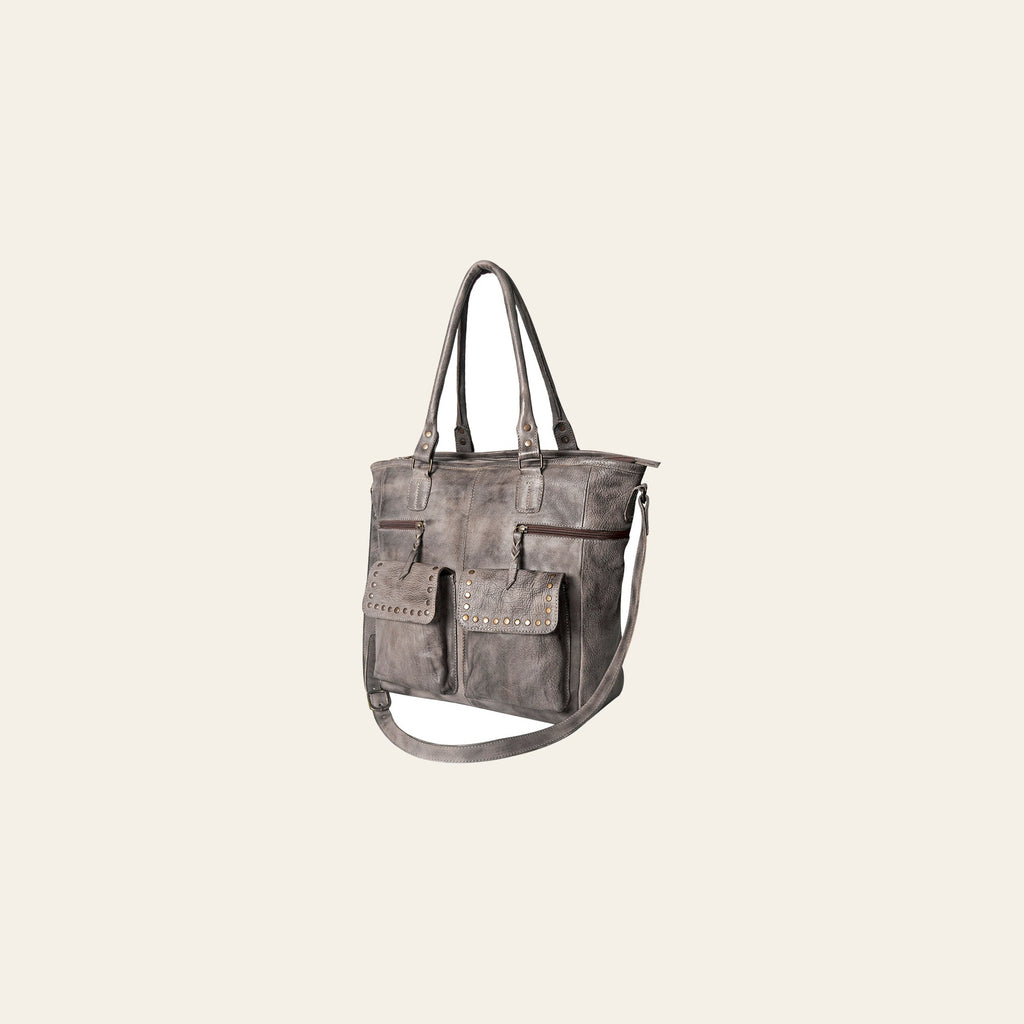 Never Mind Nmbg116B Tote Vintage Handmade Genuine Cowhide Leather Women Bag Western Handbag Purse