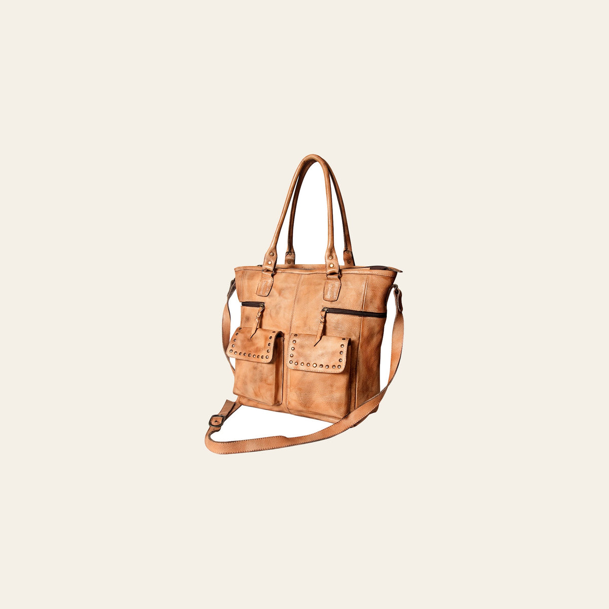 Never Mind Nmbg116A Tote Vintage Handmade Genuine Cowhide Leather Women Bag Western Handbag Purse