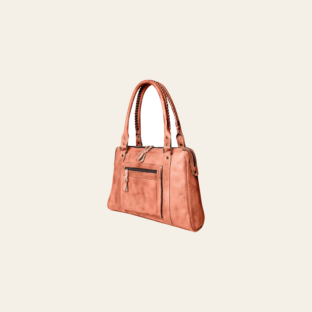 Never Mind Nmbg128D Tote Vintage Handmade Genuine Cowhide Leather Women Bag Western Handbag Purse