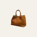 Never Mind Nmbgm108A Tote Vintage Handmade Genuine Cowhide Leather Women Bag Western Handbag Purse
