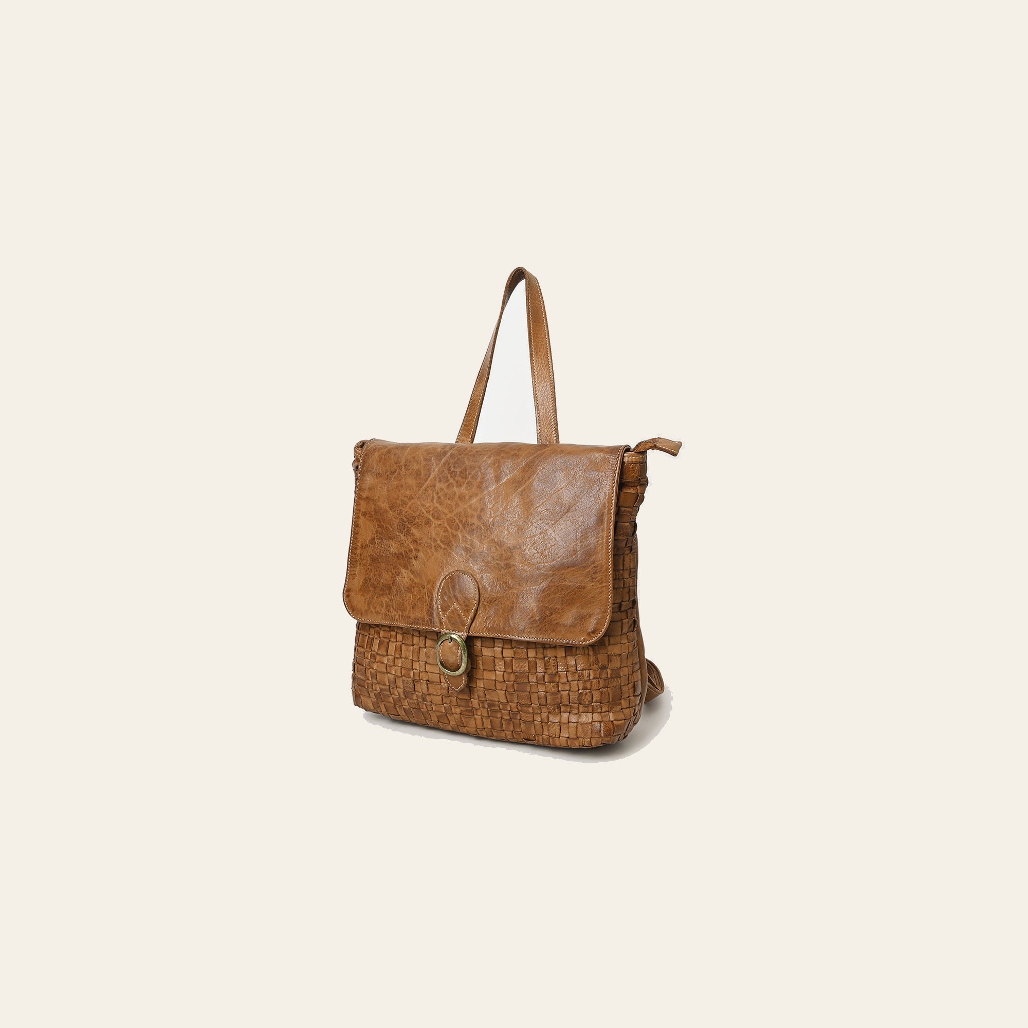 Never Mind Nmbgm115A Backpack Vintage Handmade Genuine Cowhide Leather Women Bag Western Handbag Purse