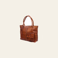 Never Mind Nmbgm118 Tote Vintage Handmade Genuine Cowhide Leather Women Bag Western Handbag Purse