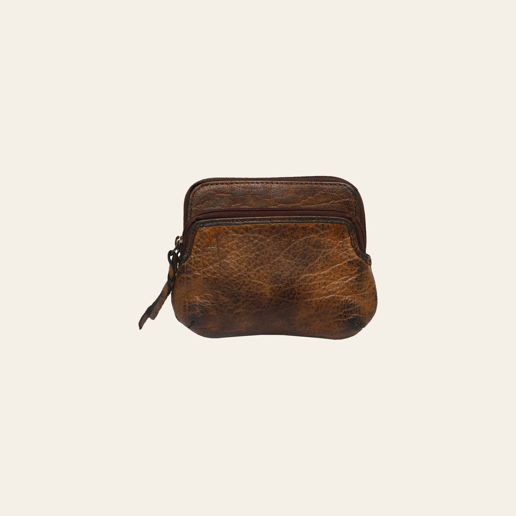 Never Mind Nmbgm120 Coin Purse Vintage Handmade Genuine Cowhide Leather Women Bag Western Handbag Purse