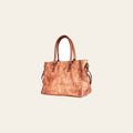 Never Mind Nmbgm125A Tote Vintage Handmade Genuine Cowhide Leather Women Bag Western Handbag Purse