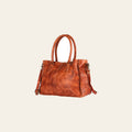 Never Mind Nmbgm125B Tote Vintage Handmade Genuine Cowhide Leather Women Bag Western Handbag Purse