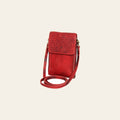 Never Mind Nmbgm134D Cell Phone Holder Vintage Handmade Genuine Cowhide Leather Women Bag Western Handbag Purse
