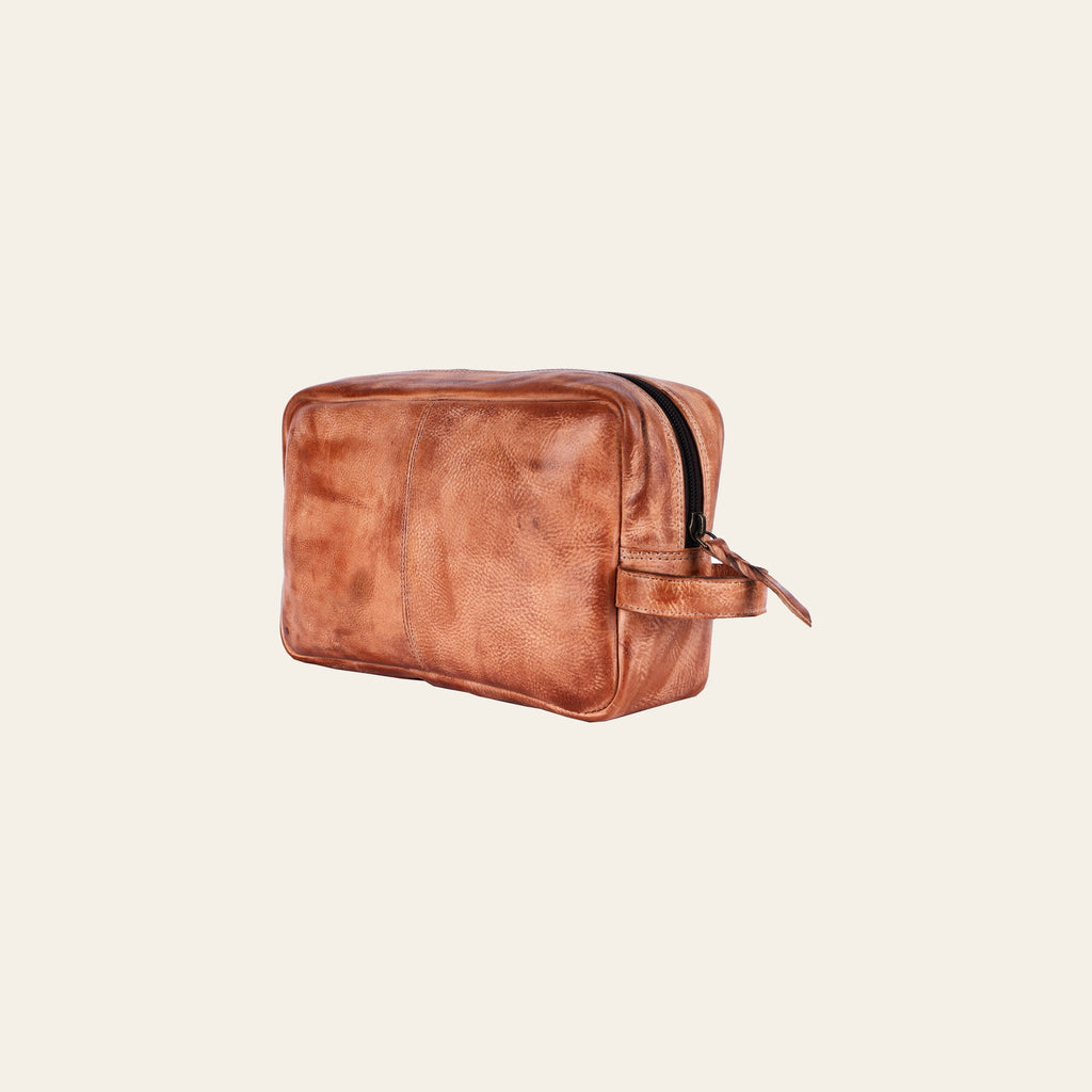 Never Mind Nmbgm137A Toiletry Vintage Handmade Genuine Cowhide Leather Women Bag Western Handbag Purse