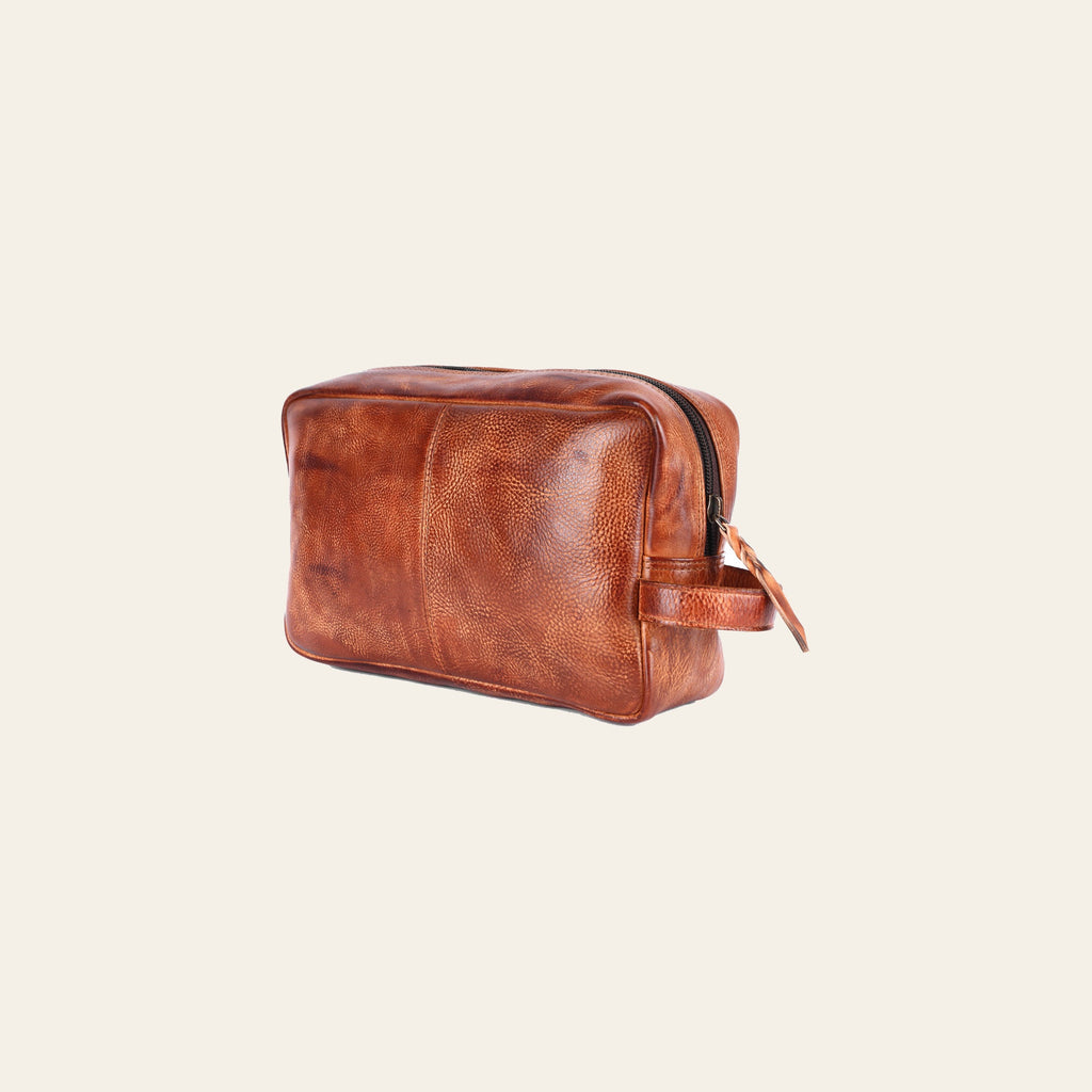 Never Mind Nmbgm137B Toiletry Vintage Handmade Genuine Cowhide Leather Women Bag Western Handbag Purse