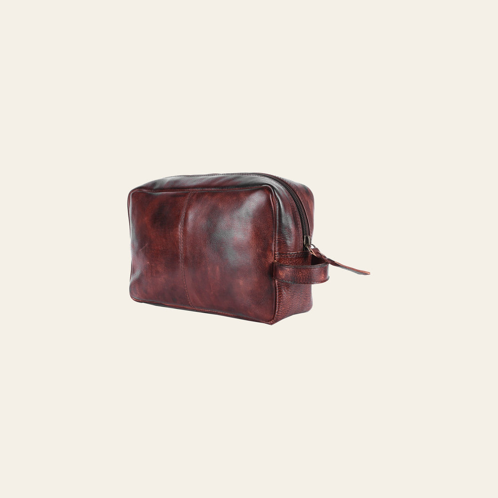 Never Mind Nmbgm137C Toiletry Vintage Handmade Genuine Cowhide Leather Women Bag Western Handbag Purse