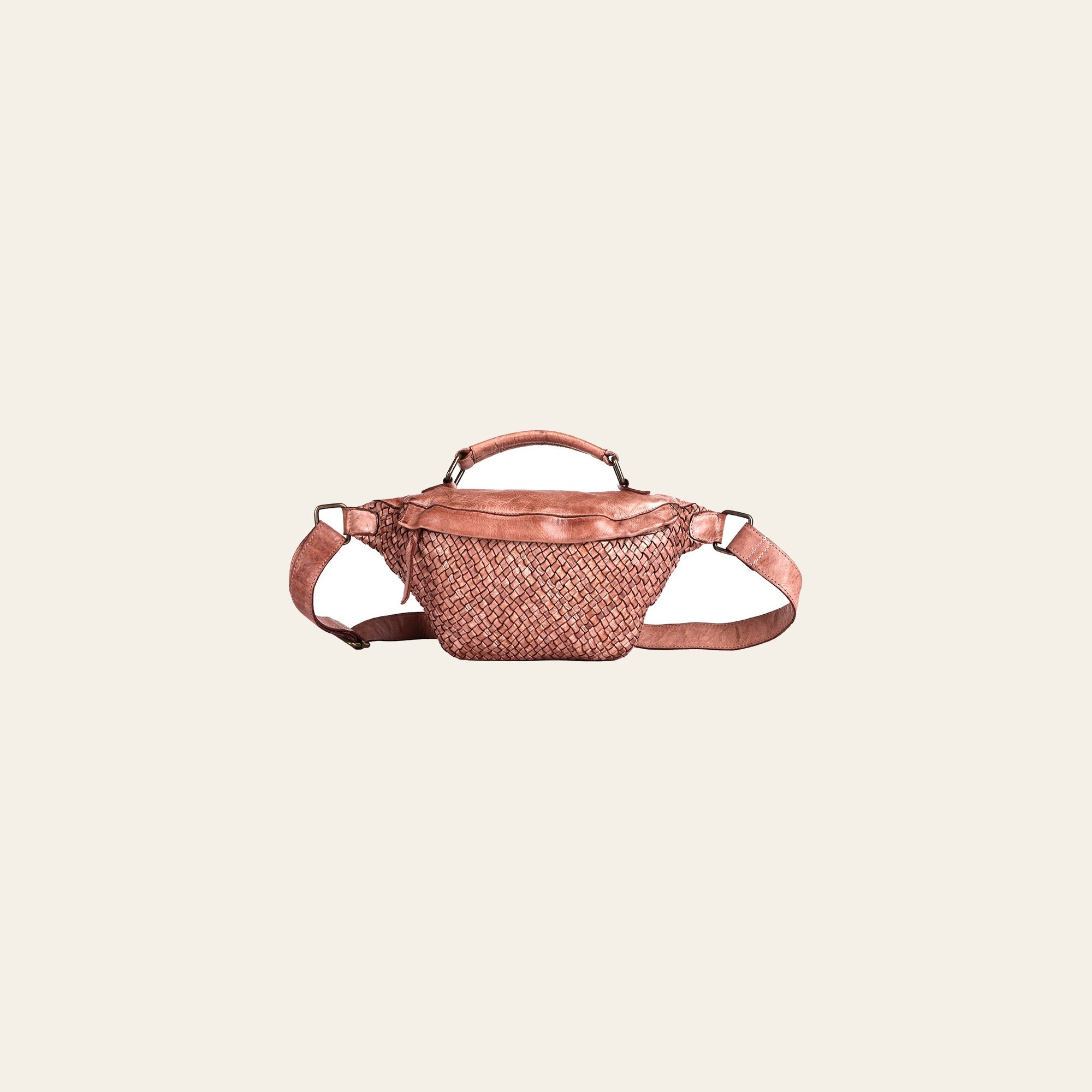 Never Mind Nmbgm148B Fanny Pack Vintage Handmade Genuine Cowhide Leather Women Bag Western Handbag Purse