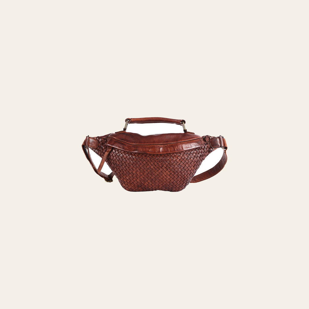 Never Mind Nmbgm148E Fanny Pack Vintage Handmade Genuine Cowhide Leather Women Bag Western Handbag Purse