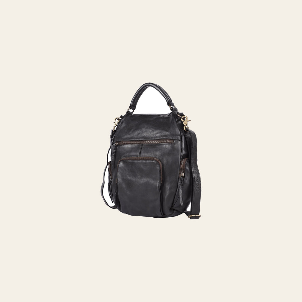 Never Mind Nmbgm156B Backpack Vintage Handmade Genuine Cowhide Leather Women Bag Western Handbag Purse