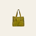 Never Mind Nmbgr109Olv Tote Vintage Handmade Genuine Cowhide Leather Women Bag Western Handbag Purse