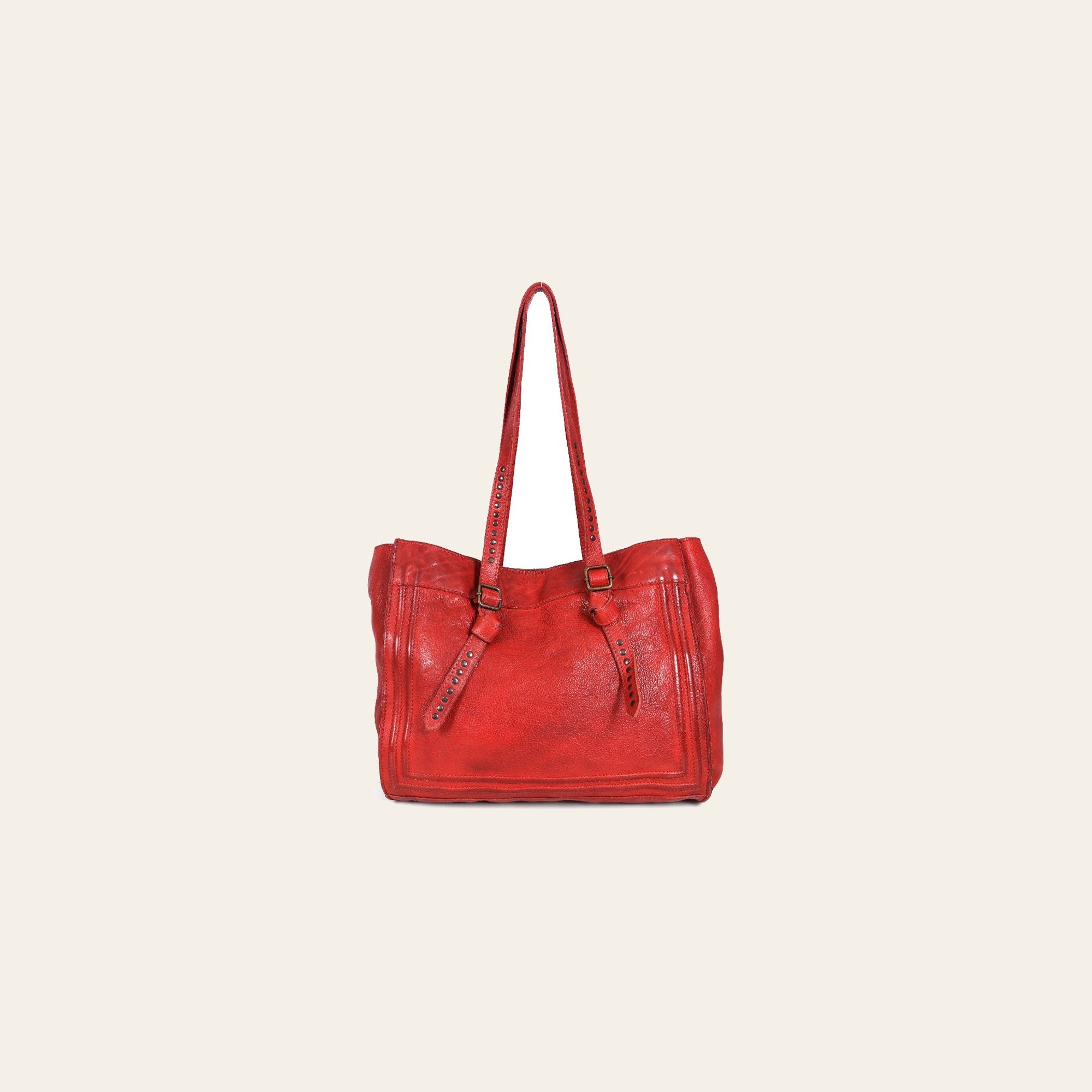 Never Mind Nmbgr111Brd Tote Vintage Handmade Genuine Cowhide Leather Women Bag Western Handbag Purse