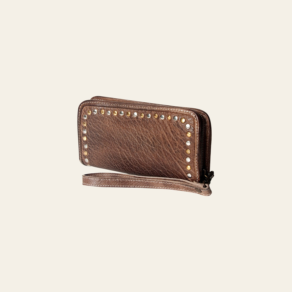 Never Mind Nmbgz110B Wallet Vintage Handmade Genuine Cowhide Leather Women Bag Western Handbag Purse