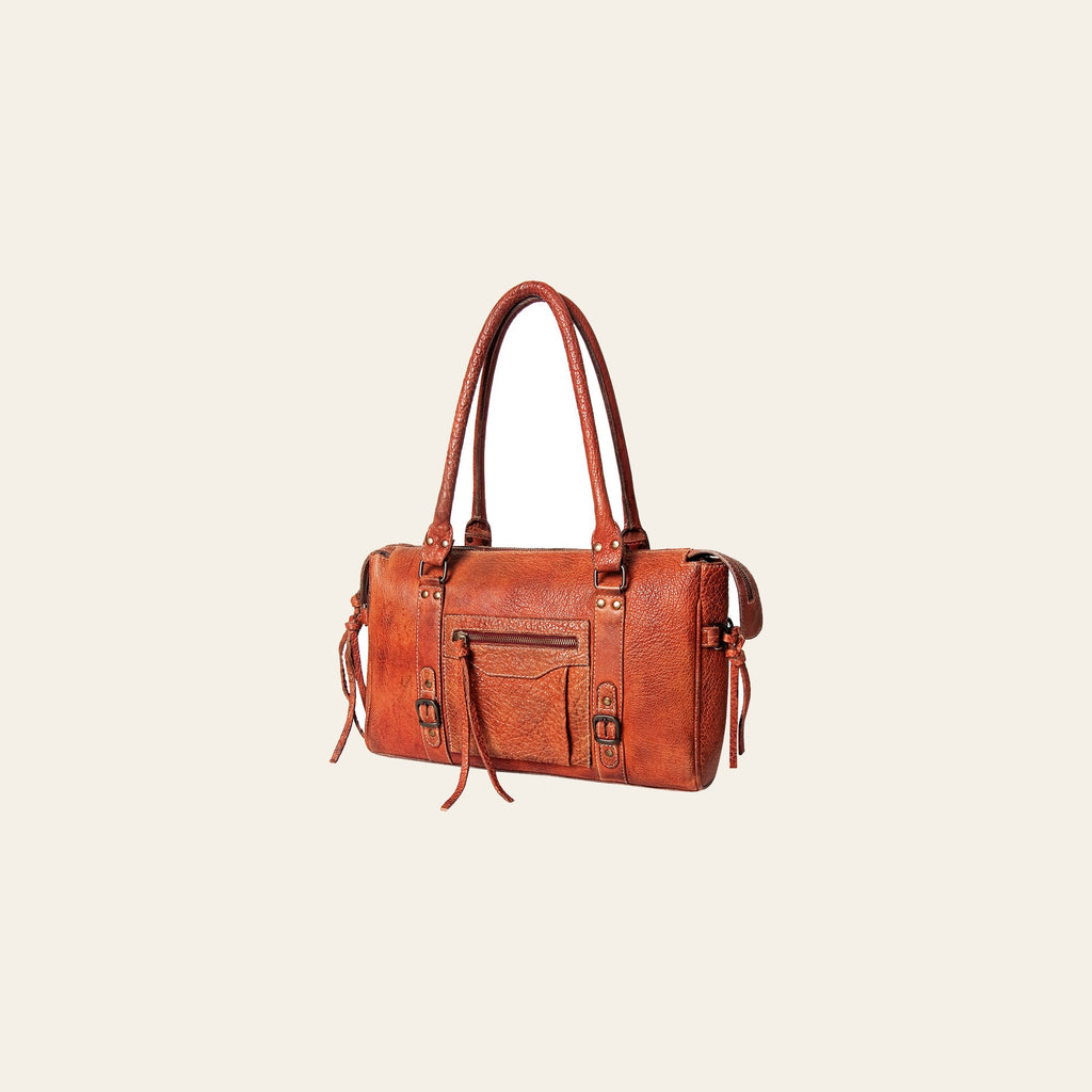 Never Mind Nmbgz113C Tote Vintage Handmade Genuine Cowhide Leather Women Bag Western Handbag Purse