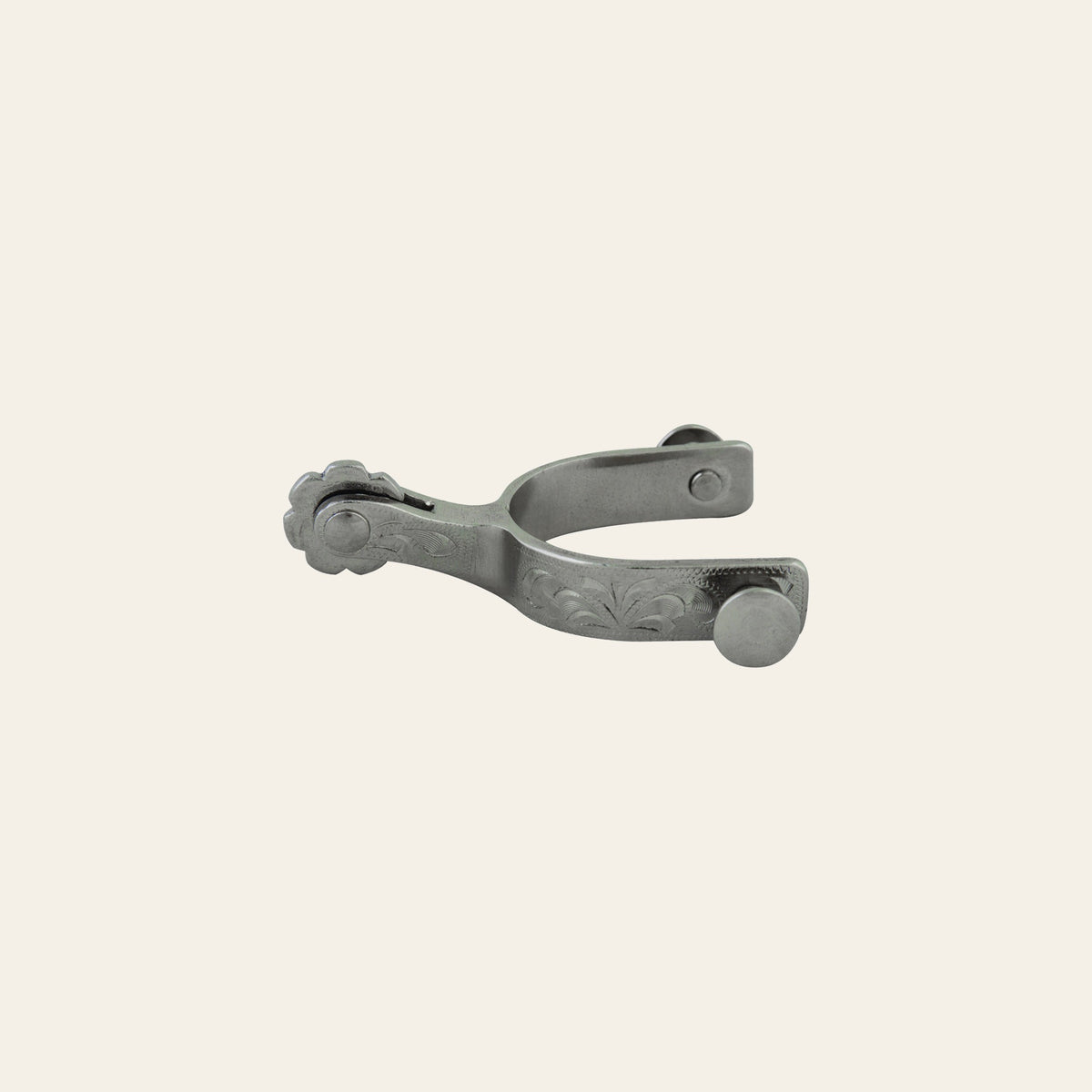 Hilason Western Horse Riding Np Toddler Stainless Steel Solid Brass Rowel Spur