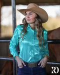 Ocean Sparkle Performance Rodeo Shirt