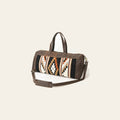 OHLAY Duffel Upcycled Wool Genuine Leather Women Bag Western Handbag Purse | Canvas for Womens Summer