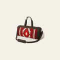 OHLAY Duffel Upcycled Wool Genuine Leather Women Bag Western Handbag Purse | Canvas for Womens Summer