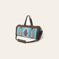 OHLAY Duffel Upcycled Wool Genuine Leather Women Bag Western Handbag Purse | Canvas for Womens Summer