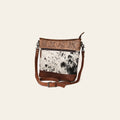 OHLAY Large Crossbody Hand Tooled Hair-On Genuine Leather Women Bag Western Handbag Purse | Womens Handbags Belt for Summer
