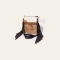 Ohlay Bags KBA109 Cross Body I Hand Tooled Hair-On Genuine Leather Women Bag Western Handbag Purse