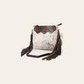 Ohlay Bags KBA115 Cross Body I Hand Tooled Hair-On Genuine Leather Women Bag Western Handbag Purse
