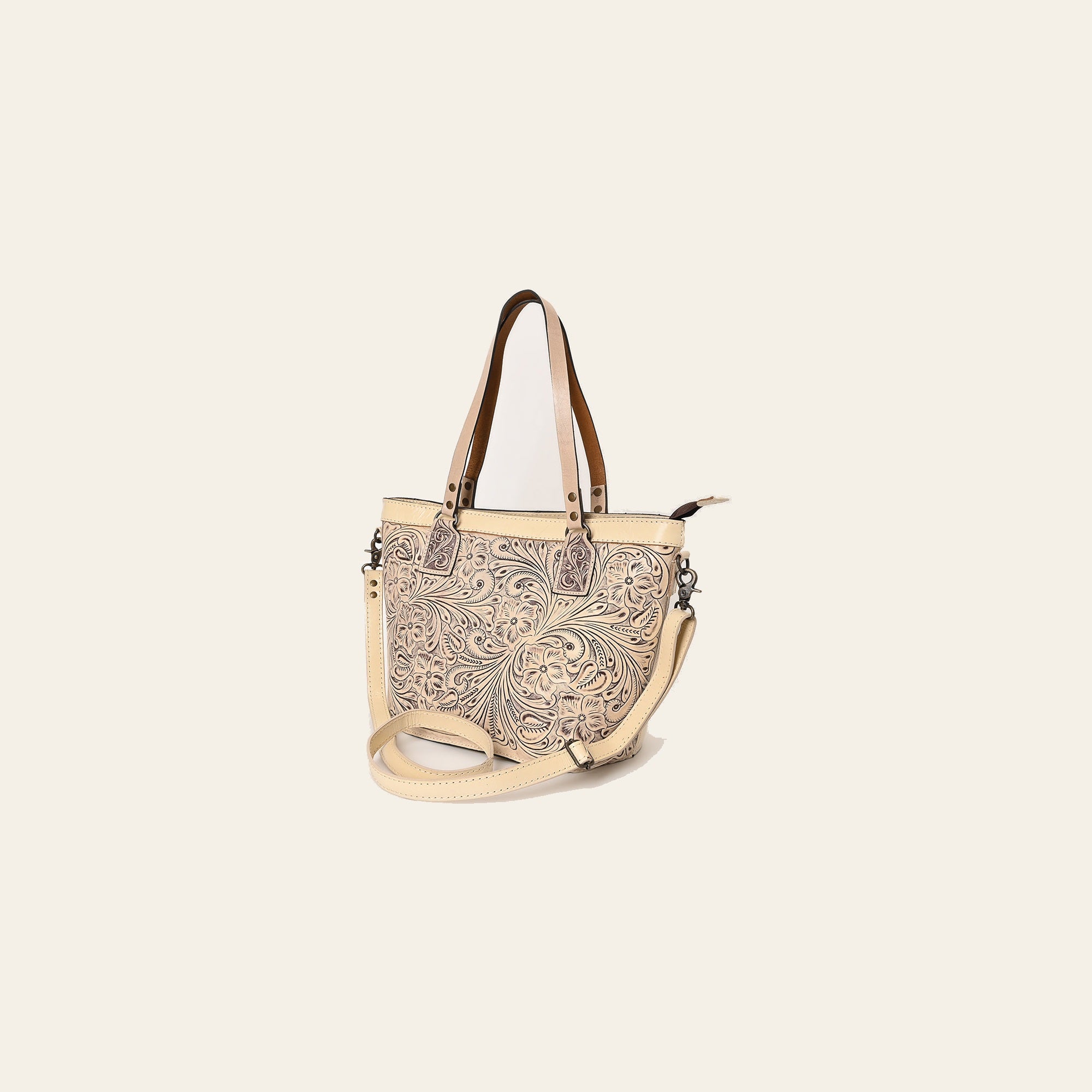 Ohlay Bags KBG328 TOTE Hand Tooled Genuine Leather women bag western handbag purse