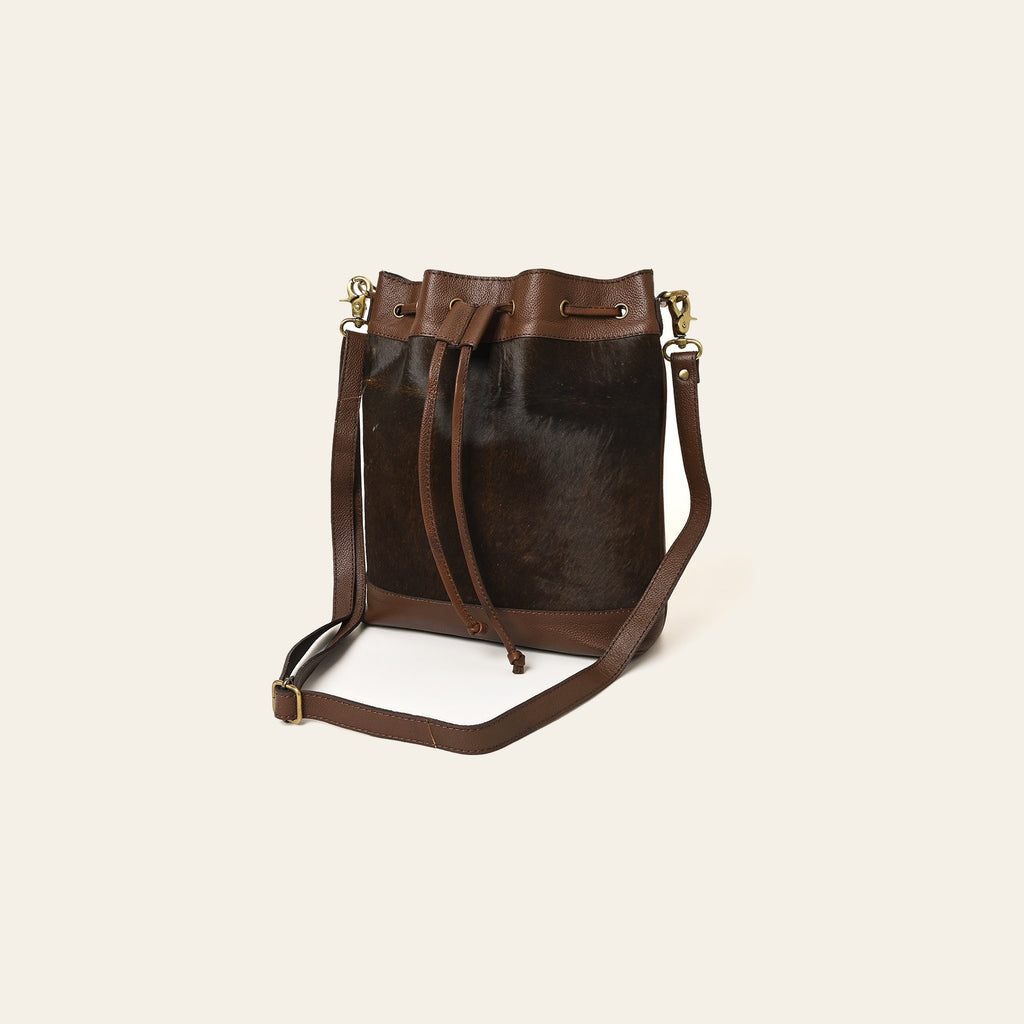 Ohlay Bags OHA109A Bucket Hair-On Genuine Leather Women Bag Western Handbag Purse