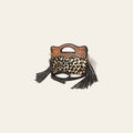 Ohlay Bags OHA113 Clutch Hand Tooled Hair-On Genuine Leather Women Bag Western Handbag Purse
