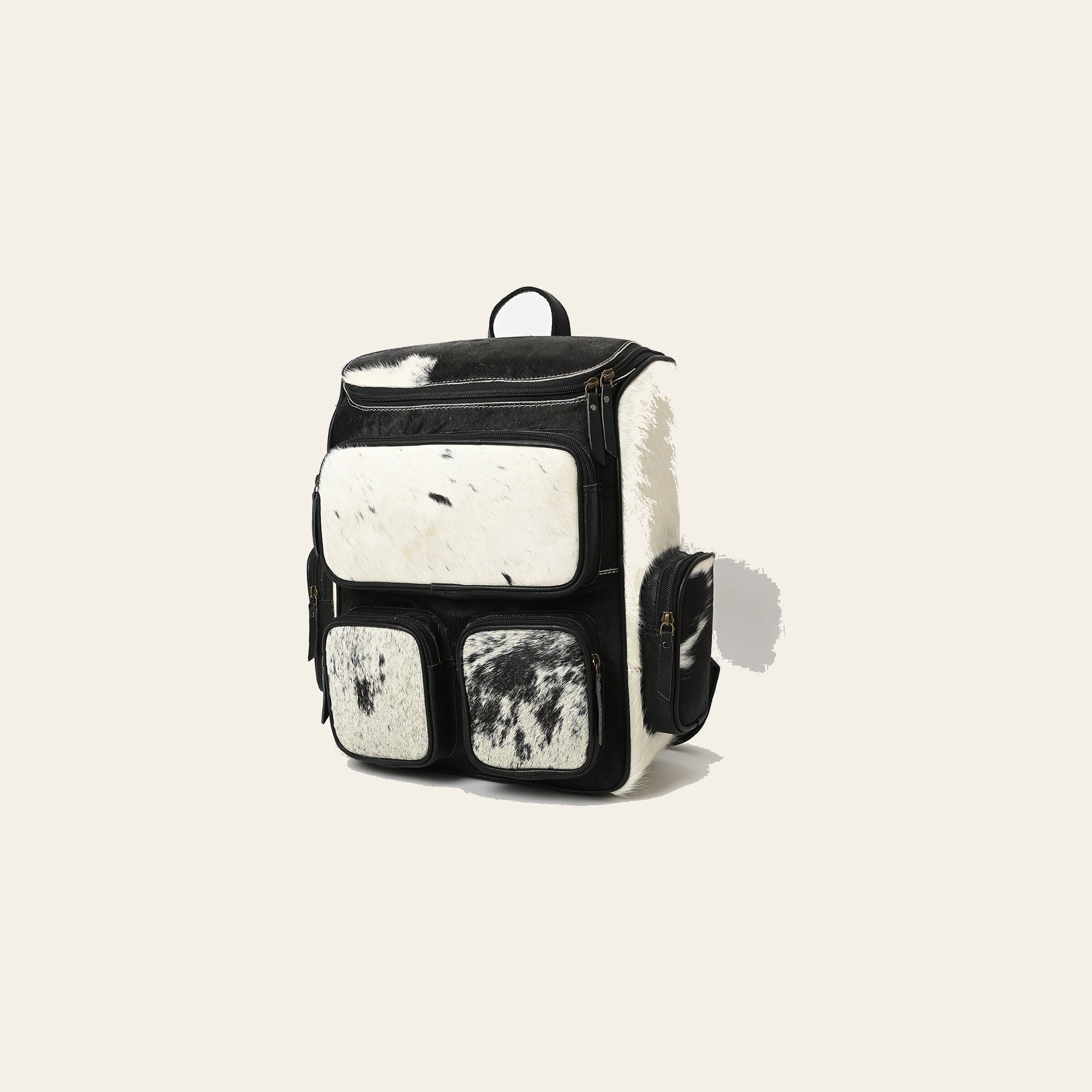 Ohlay Bags OHG182 American Western Luxury Man,Women Style Backpack Genuine Hair-On Leather Bag
