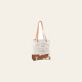 Ohlay Bags OHV167 Tote Upcycled Canvas Hair-On Genuine Leather Women Bag Western Handbag Purse