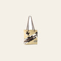 Ohlay Bags OHV172 Tote Upcycled Canvas Hair-On Genuine Leather Women Bag Western Handbag Purse