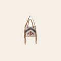 Ohlay Bags OHV177 Tote Hand Tooled Upcycled Canvas Genuine Leather Women Bag Western Handbag Purse