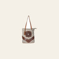 Ohlay Bags OHV183 Tote Hand Tooled Upcycled Canvas Genuine Leather Women Bag Western Handbag Purse