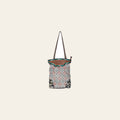 Ohlay Bags OHV197 Tote Hand Tooled Upcycled Canvas Hair-On Genuine Leather Women Bag Western Handbag Purse
