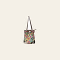 Ohlay Bags OHV202 Tote Hand Tooled Upcycled Wool Canvas Hair-On Genuine Leather Women Bag Western Handbag Purse