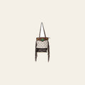 Ohlay Bags OHV204 Tote Hand Tooled Upcycled Canvas Hair-On Genuine Leather Women Bag Western Handbag Purse
