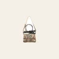 OHLAY KB110 TOTE Upcycled Wool Canvas Hair-on Genuine Leather women bag western handbag purse
