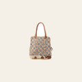 OHLAY KB156 TOTE Upcycled Wool Canvas Hair-on Genuine Leather women bag western handbag purse