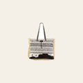 OHLAY KB167 TOTE Upcycled Wool Canvas Hair-on Genuine Leather women bag western handbag purse